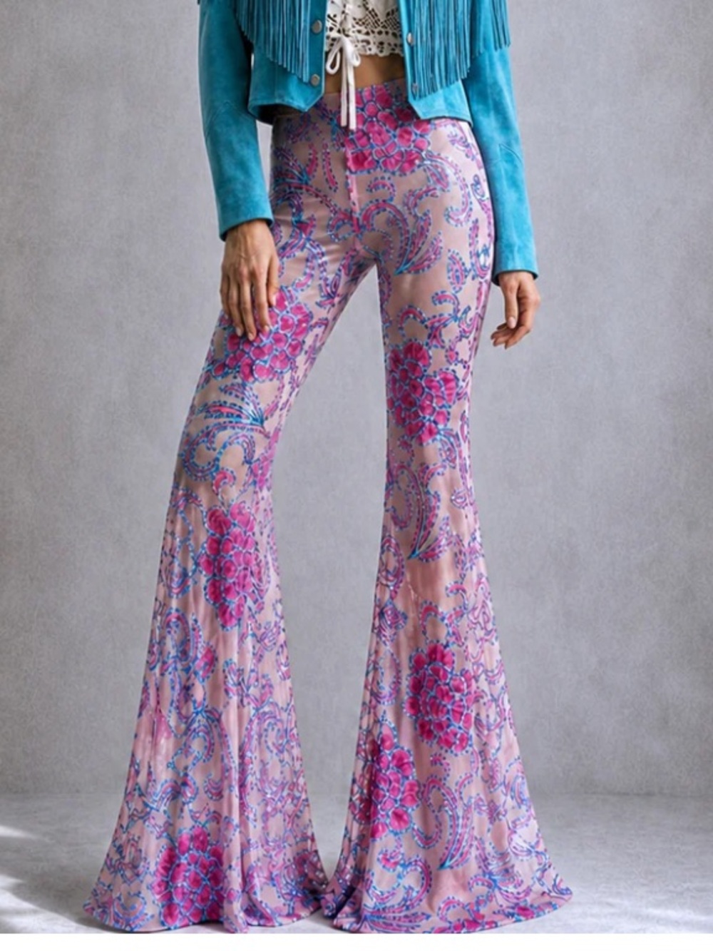 Girl On A Vine Bells and Flutter top set